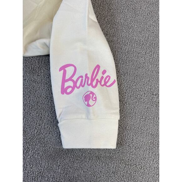 NWT Barbie Sweatshirt Crewneck Vacay Mode Graphic White Size 3X - Picture 4 of 8